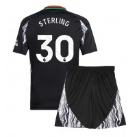 Arsenal Raheem Sterling #30 Fußballbekleidung Auswärtstrikot Kinder 2024-25 Kurzarm (+ kurze hosen)